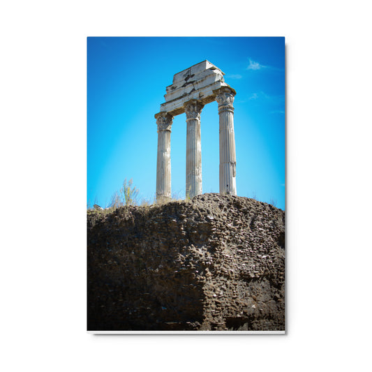 Temple of Castor and Pollux - Metal prints