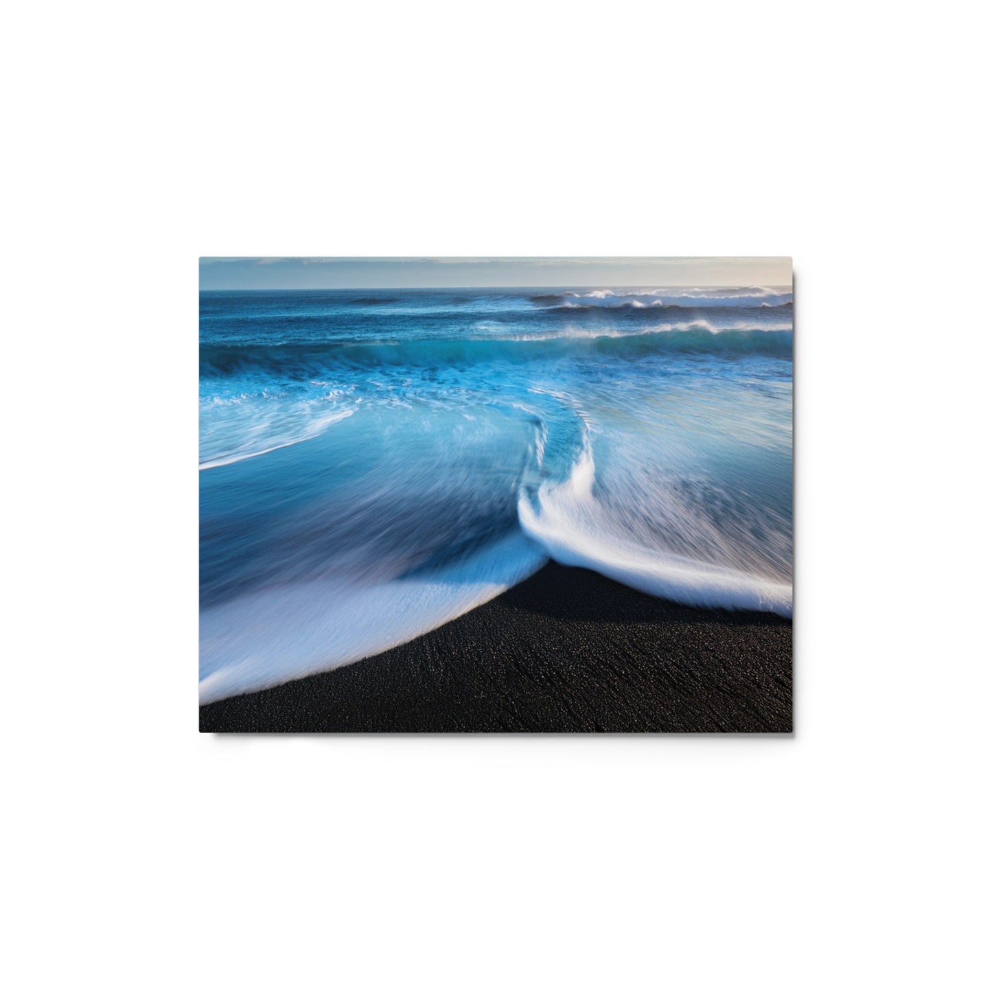 Black Sand Beach - Metal prints