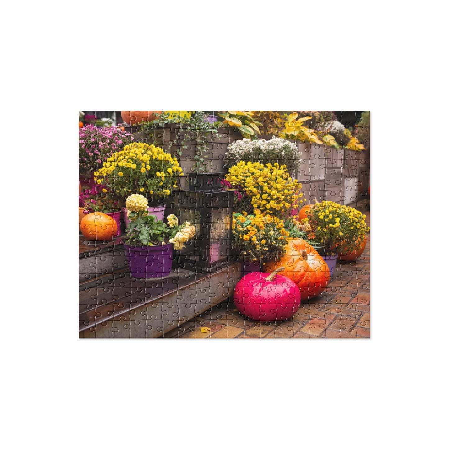 Flowers and Pumpkins - Jigsaw puzzle