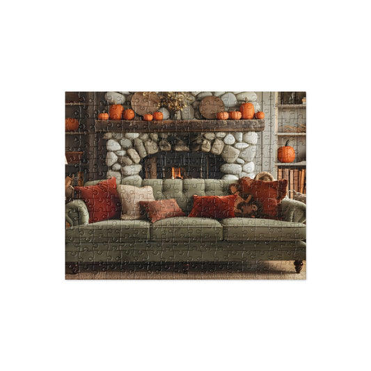 Cozy Autumn Living Room - Jigsaw puzzle