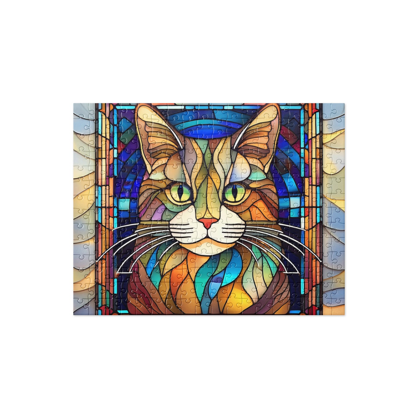 Cat Stained Glass - Jigsaw puzzle