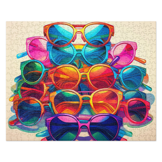 80's Sunglasses - Jigsaw puzzle