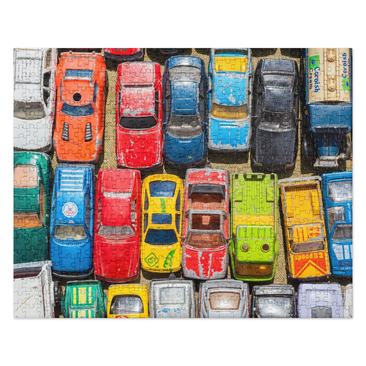 Toy Cars Lineup - Jigsaw puzzle