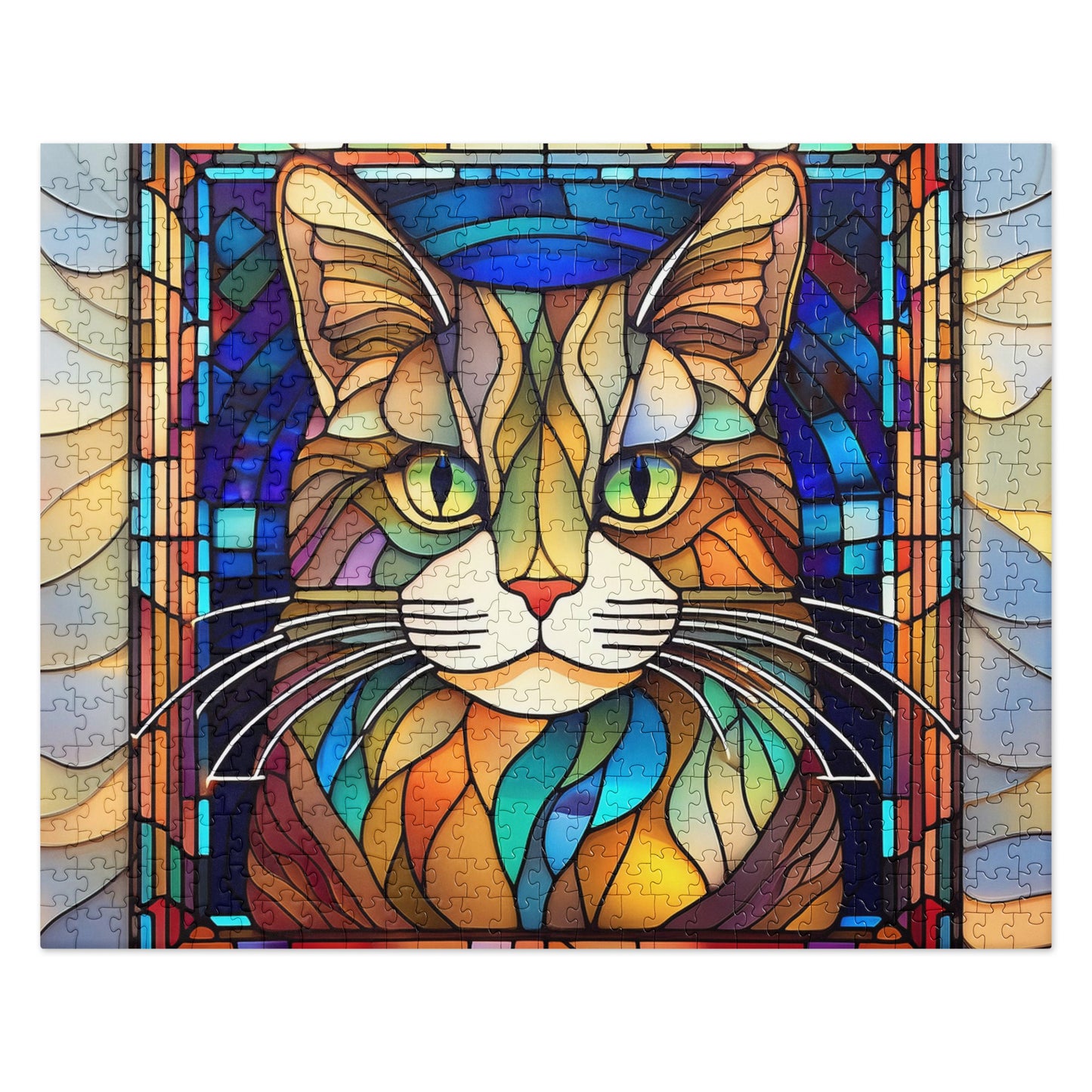 Cat Stained Glass - Jigsaw puzzle