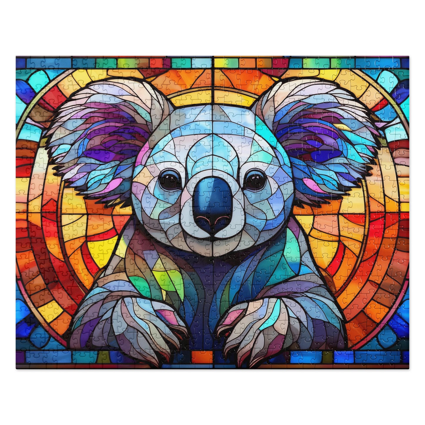 Koala Stained Glass - Jigsaw puzzle