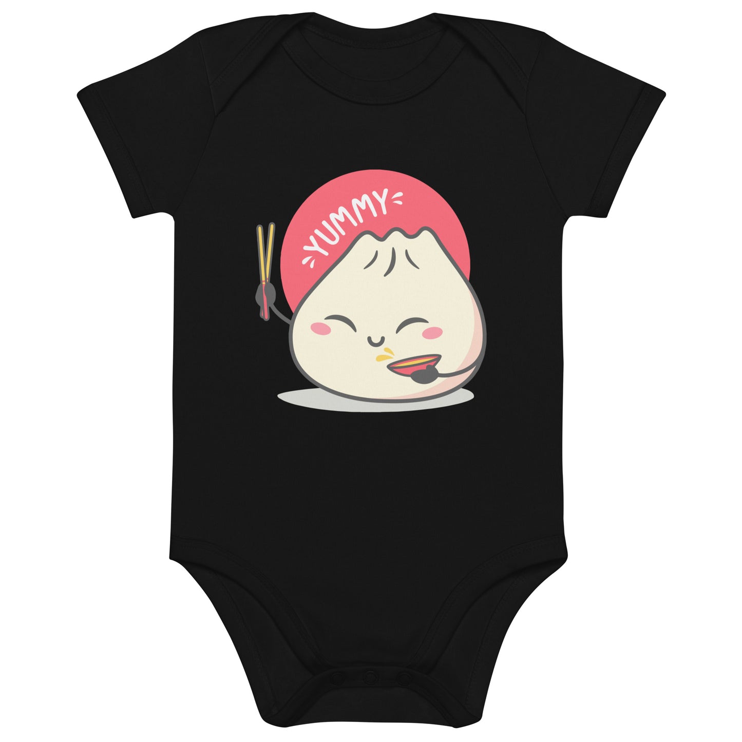 Yummy dumpling - Organic cotton baby bodysuit