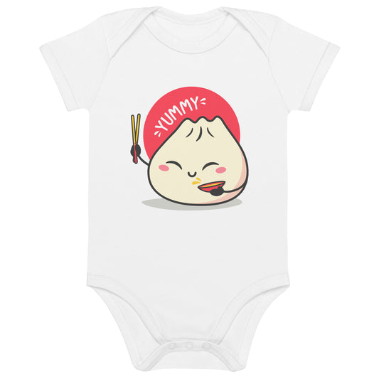 Yummy dumpling - Organic cotton baby bodysuit