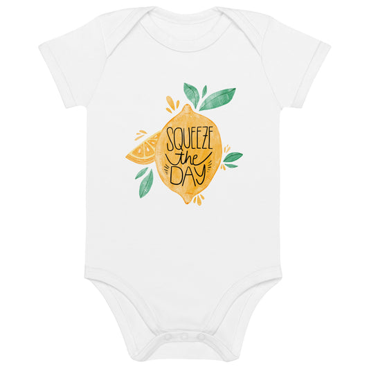 Squeeze the day - Organic cotton baby bodysuit