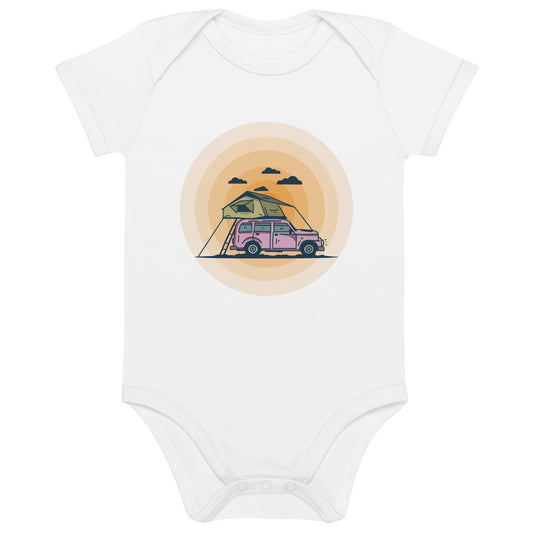 Overland sun - Organic cotton baby bodysuit