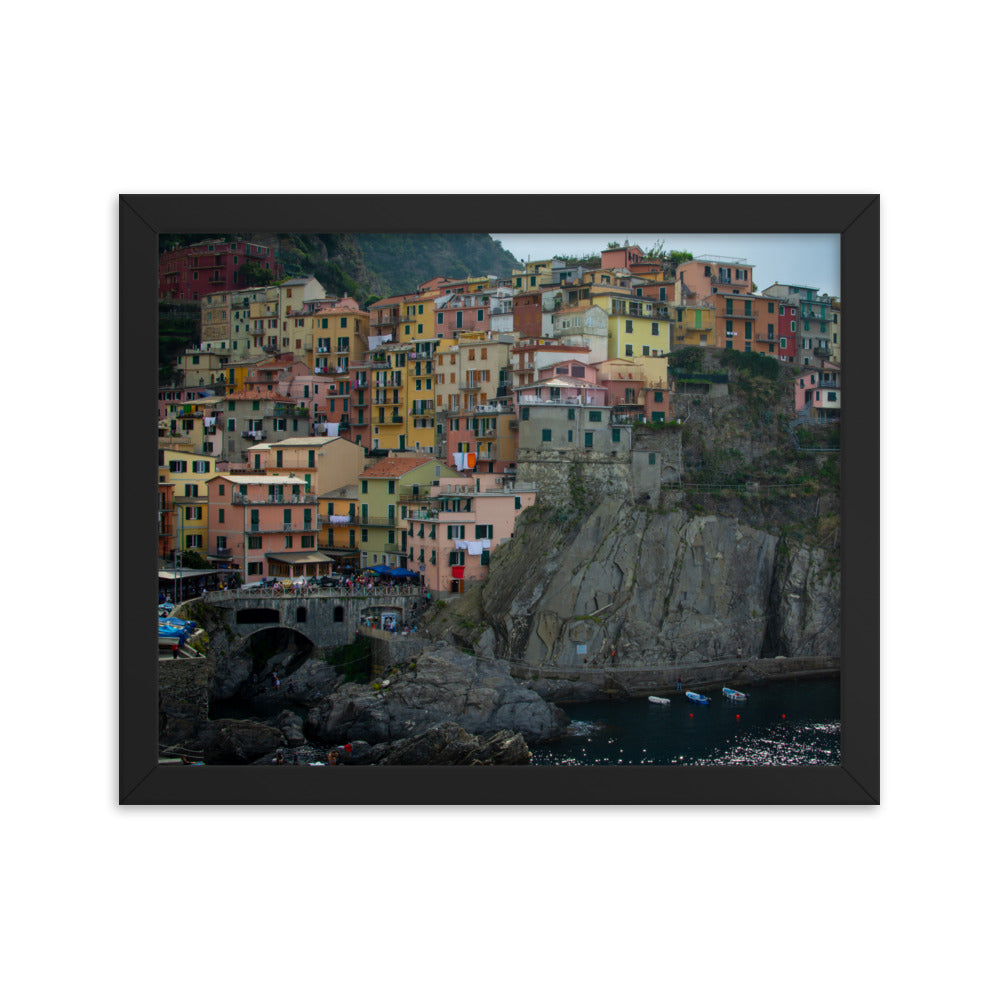 Manarola - Framed photo paper poster