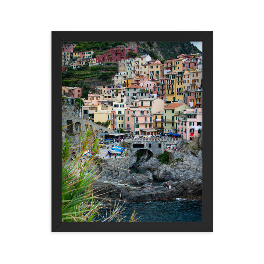 Manarola - Framed photo paper poster