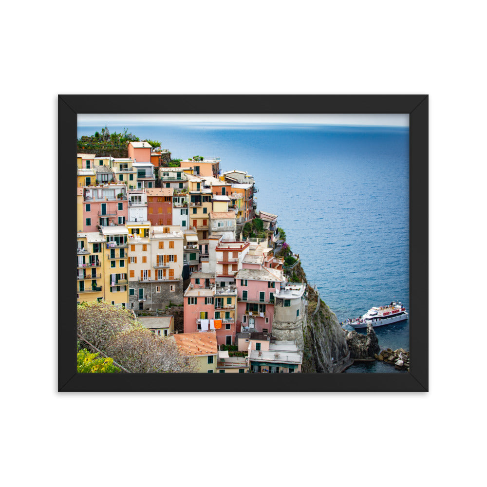 Manarola - Framed photo paper poster