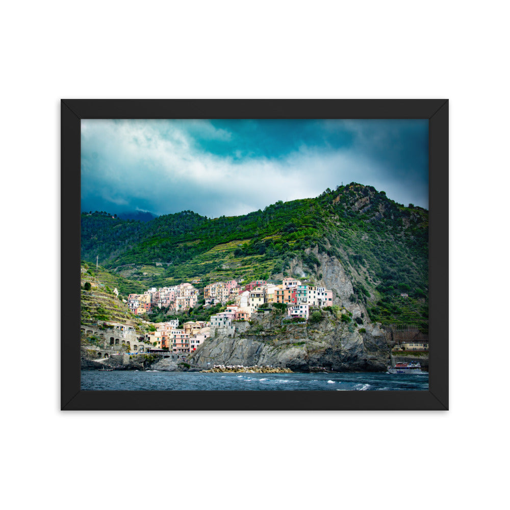 Corniglia - Framed photo paper poster