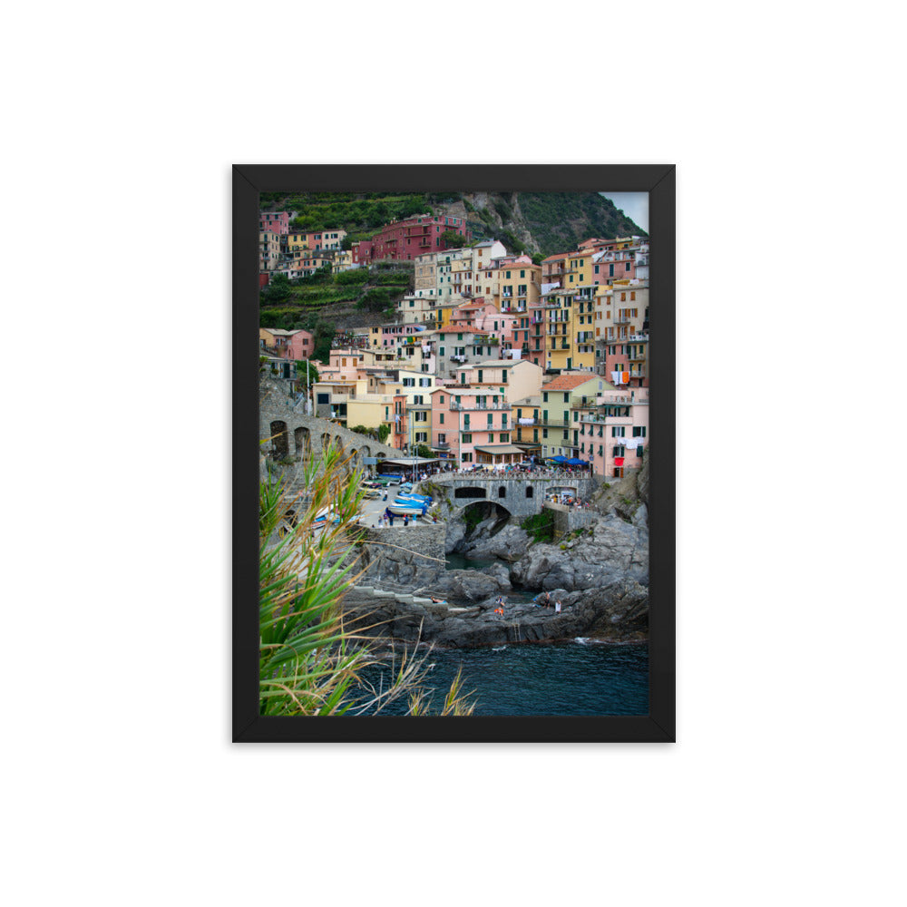 Manarola - Framed photo paper poster