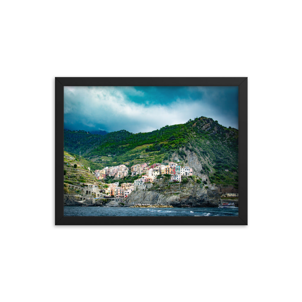 Corniglia - Framed photo paper poster