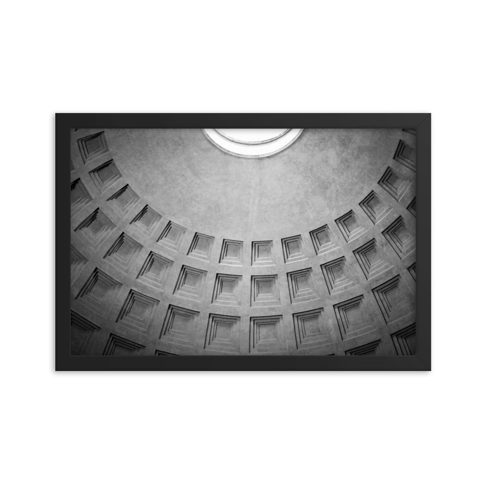 Pantheon - Framed photo paper poster