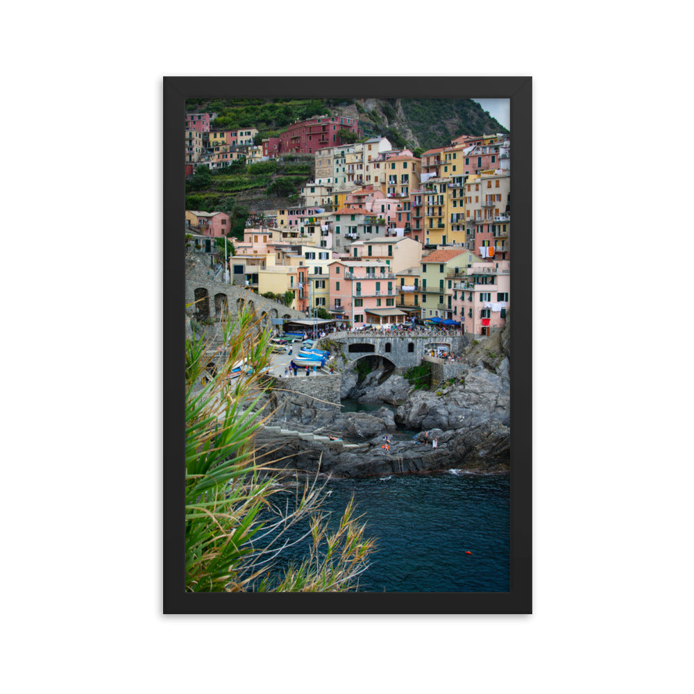 Manarola - Framed photo paper poster