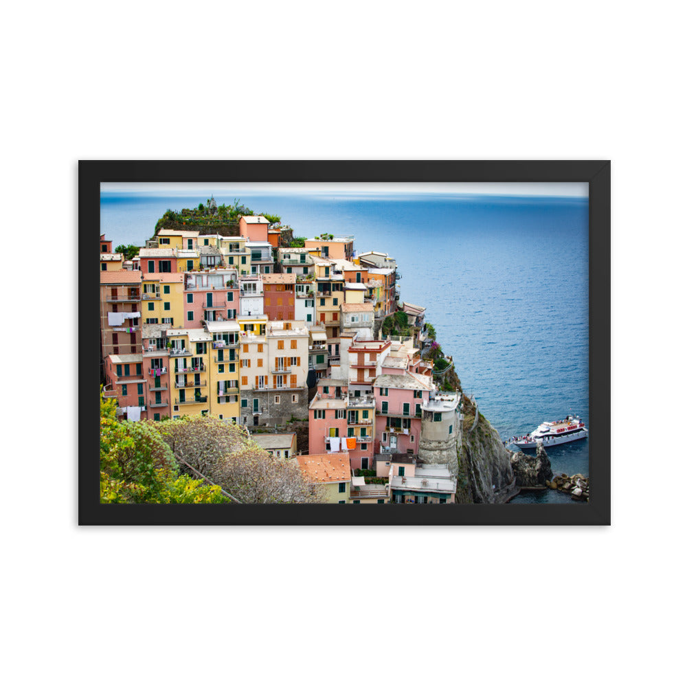 Manarola - Framed photo paper poster