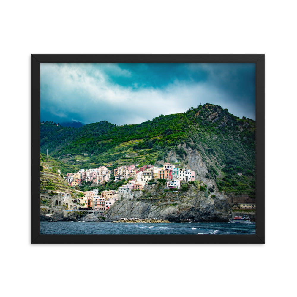 Corniglia - Framed photo paper poster