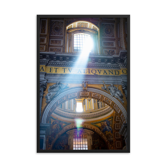 St. Peter's Basilica - Framed photo paper poster