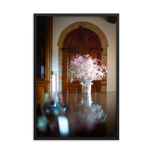 Setting - Framed photo paper poster