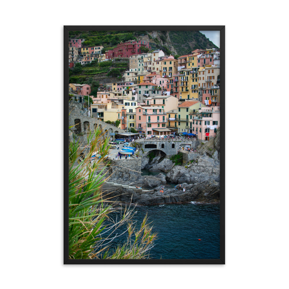 Manarola - Framed photo paper poster