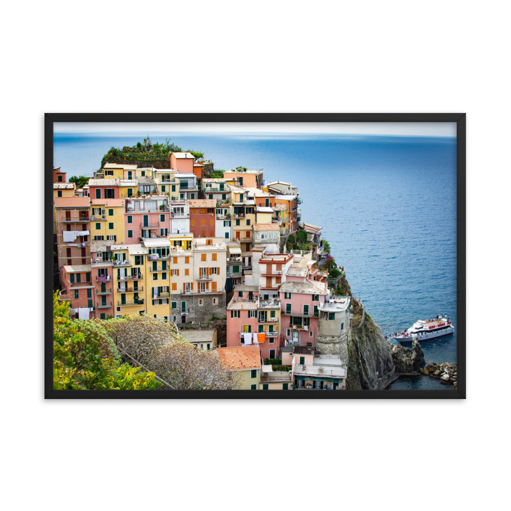 Manarola - Framed photo paper poster