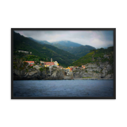 Vernazza - Framed photo paper poster