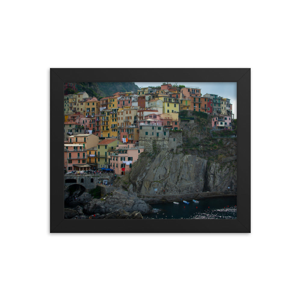 Manarola - Framed photo paper poster