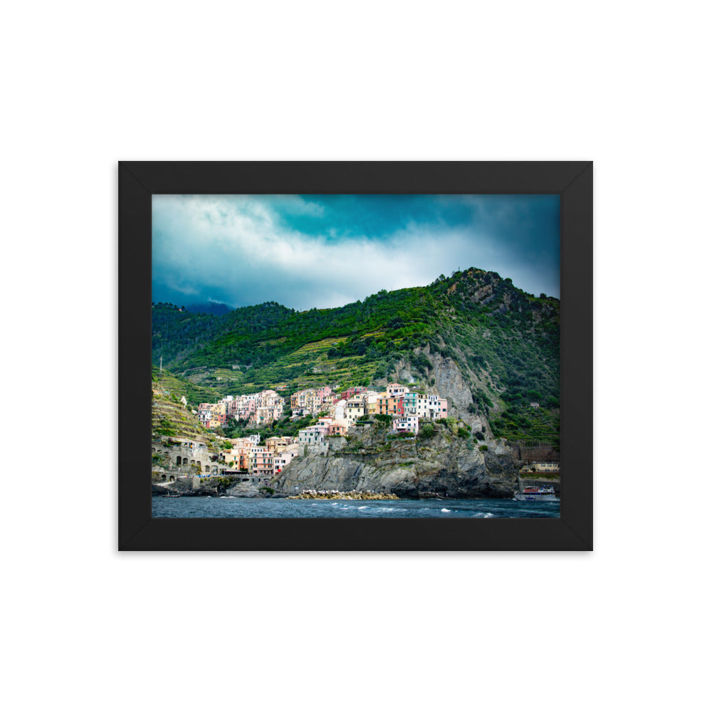 Corniglia - Framed photo paper poster