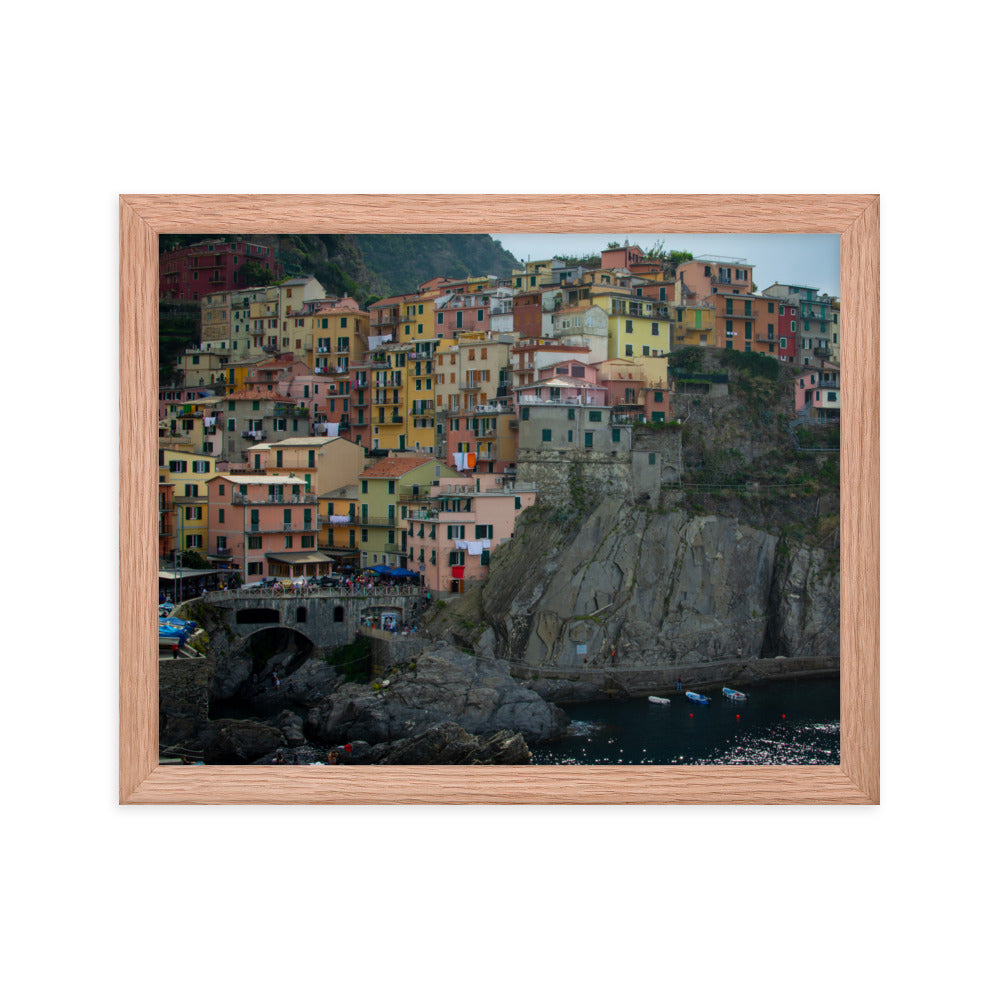 Manarola - Framed photo paper poster