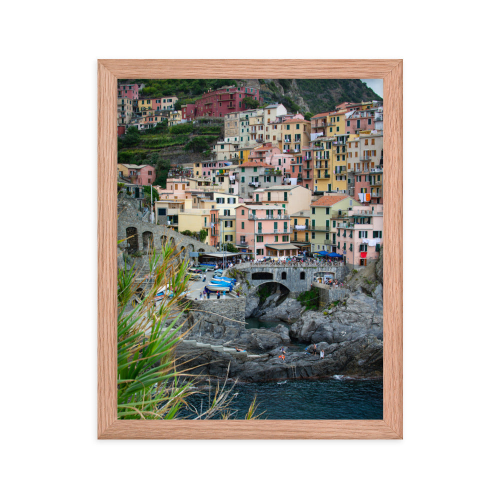 Manarola - Framed photo paper poster