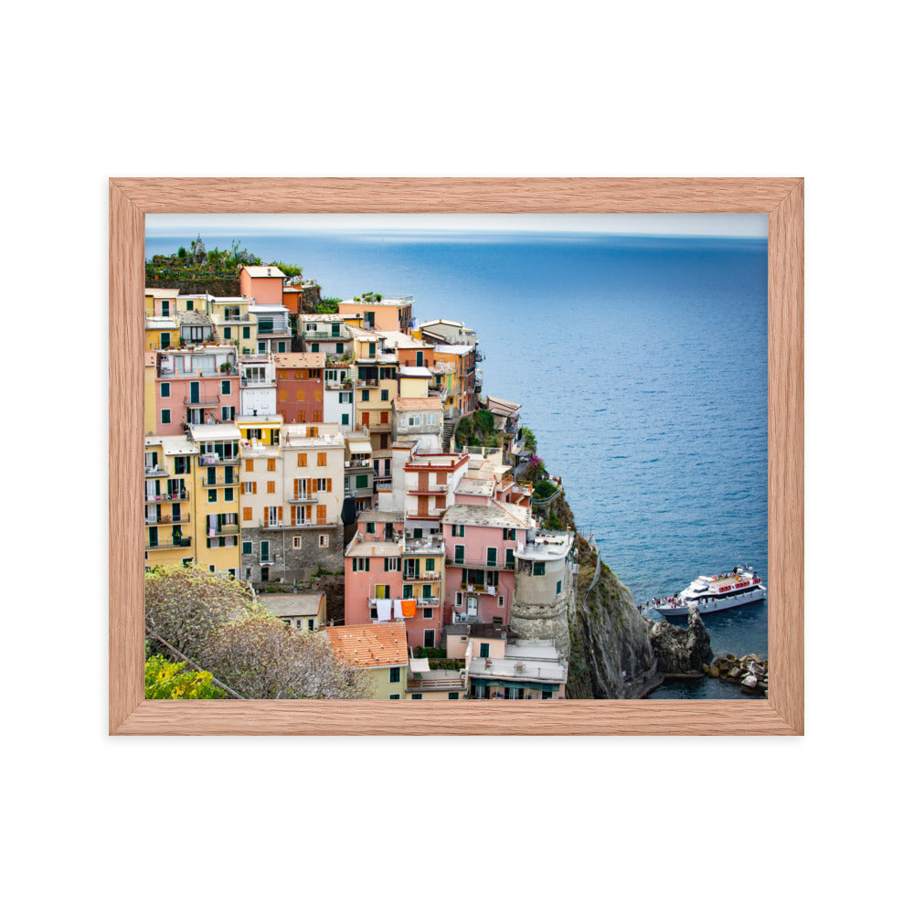 Manarola - Framed photo paper poster