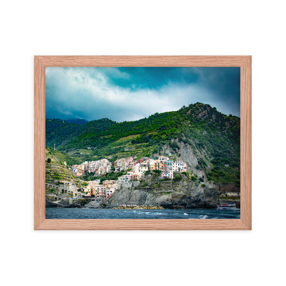 Corniglia - Framed photo paper poster