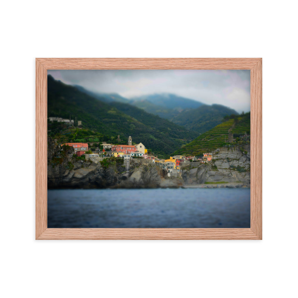 Vernazza - Framed photo paper poster