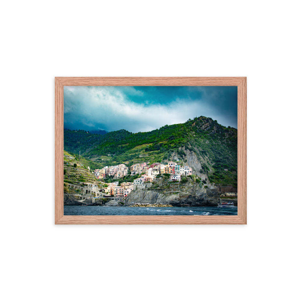 Corniglia - Framed photo paper poster