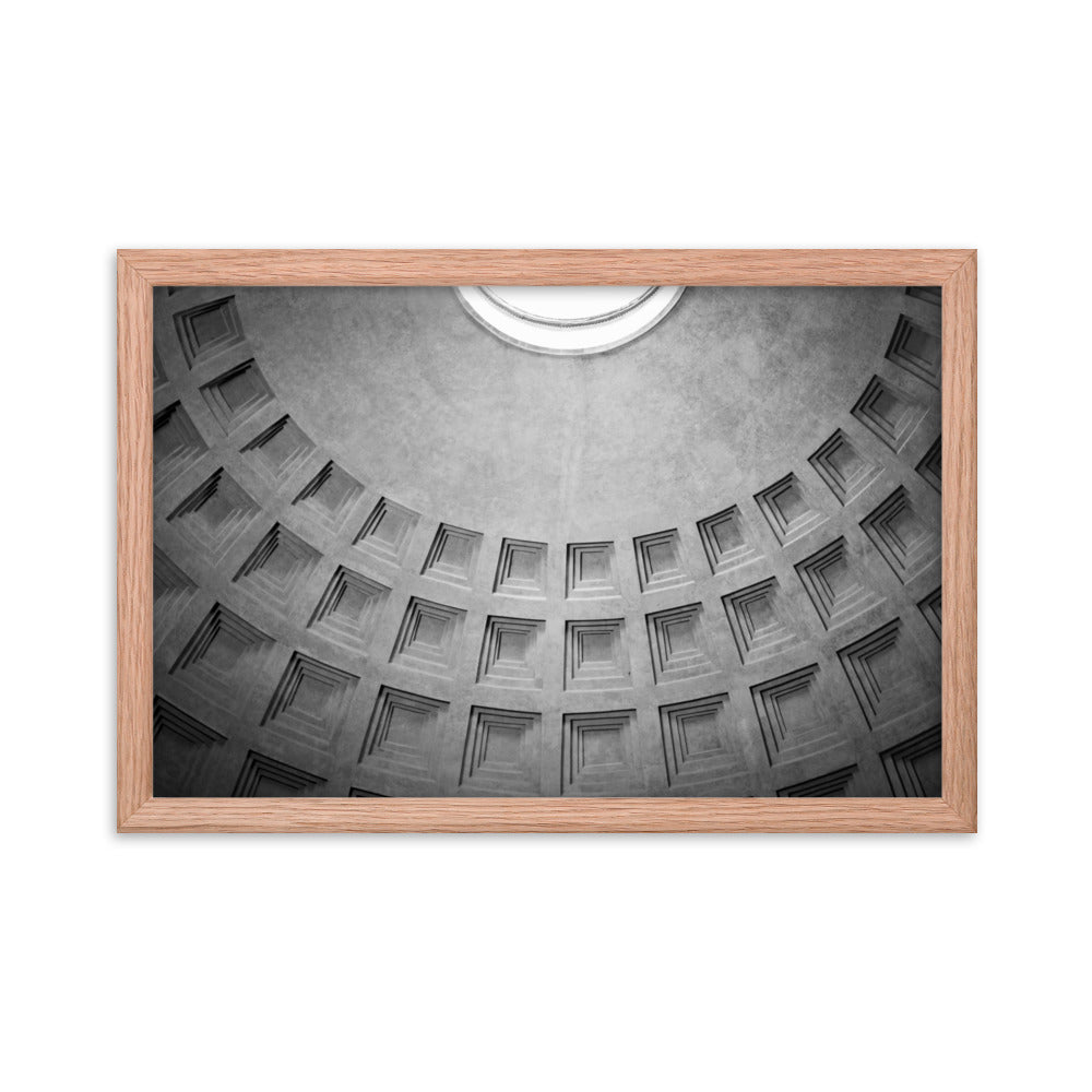 Pantheon - Framed photo paper poster