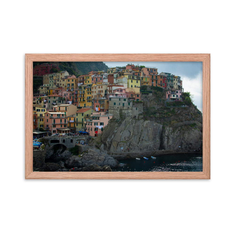 Manarola - Framed photo paper poster