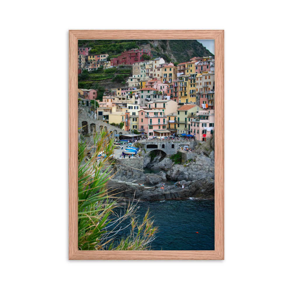 Manarola - Framed photo paper poster