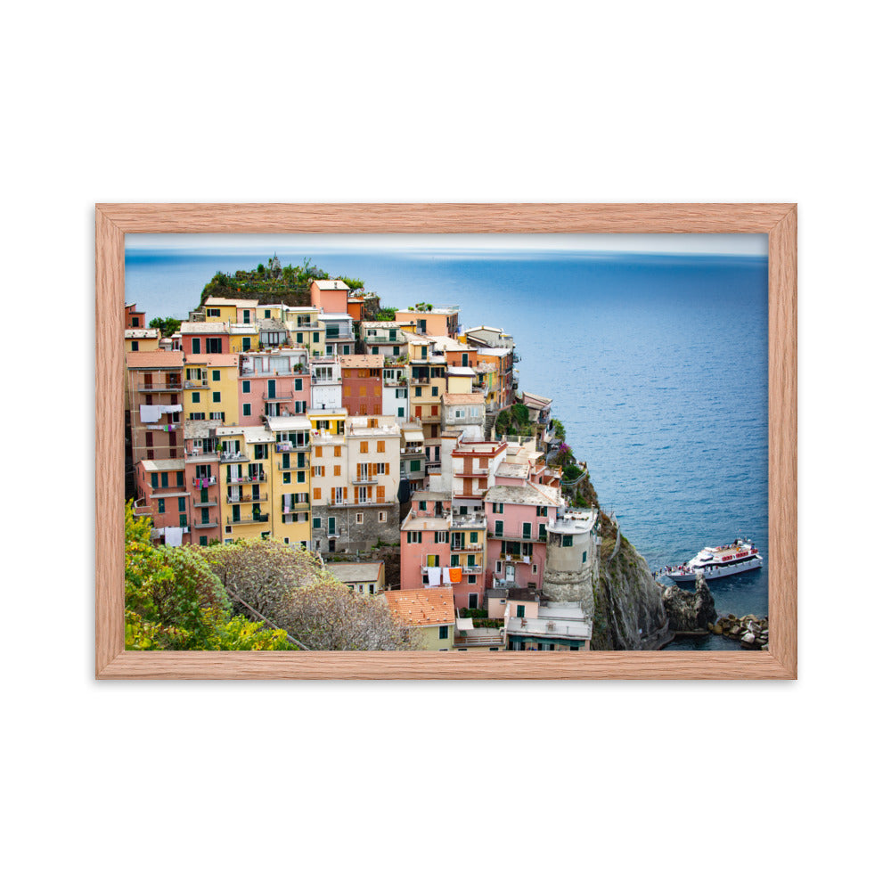 Manarola - Framed photo paper poster