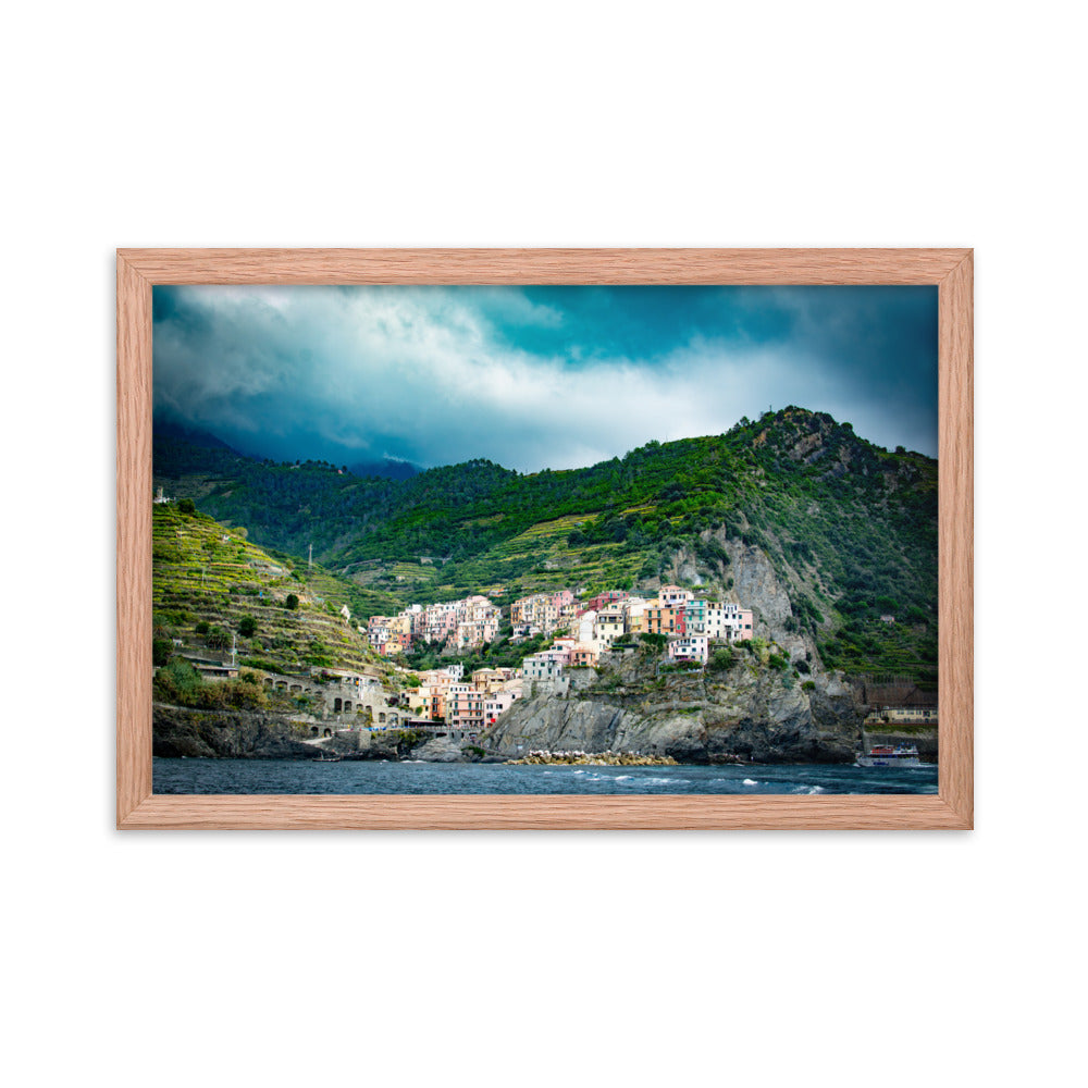 Corniglia - Framed photo paper poster