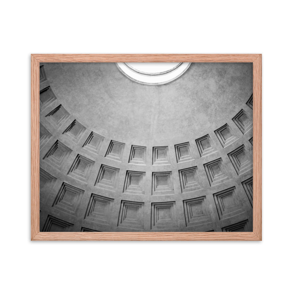 Pantheon - Framed photo paper poster