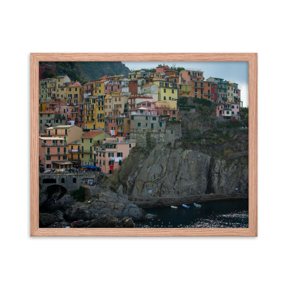 Manarola - Framed photo paper poster