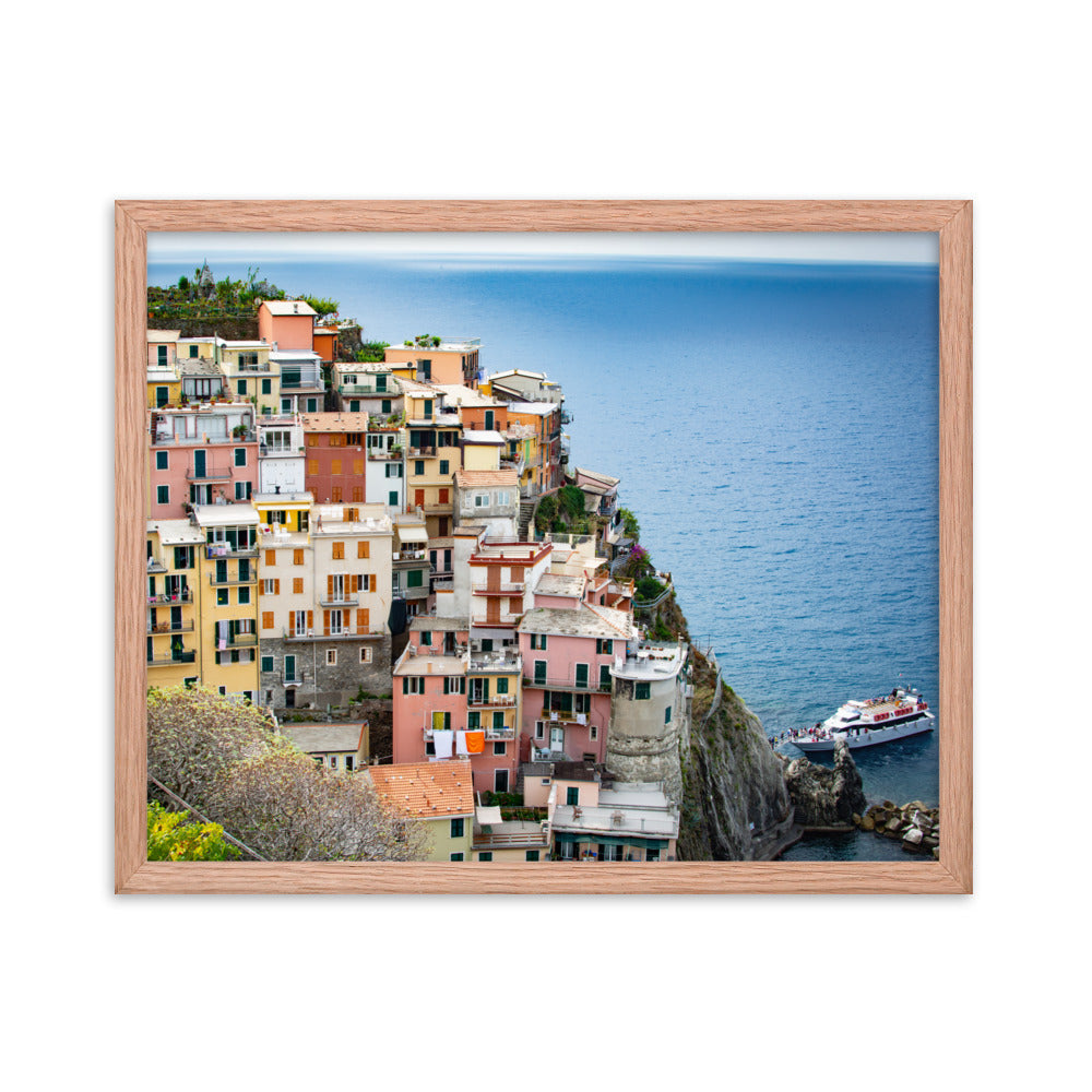 Manarola - Framed photo paper poster