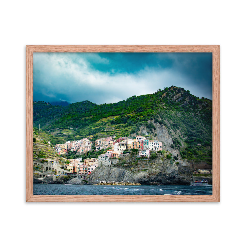 Corniglia - Framed photo paper poster