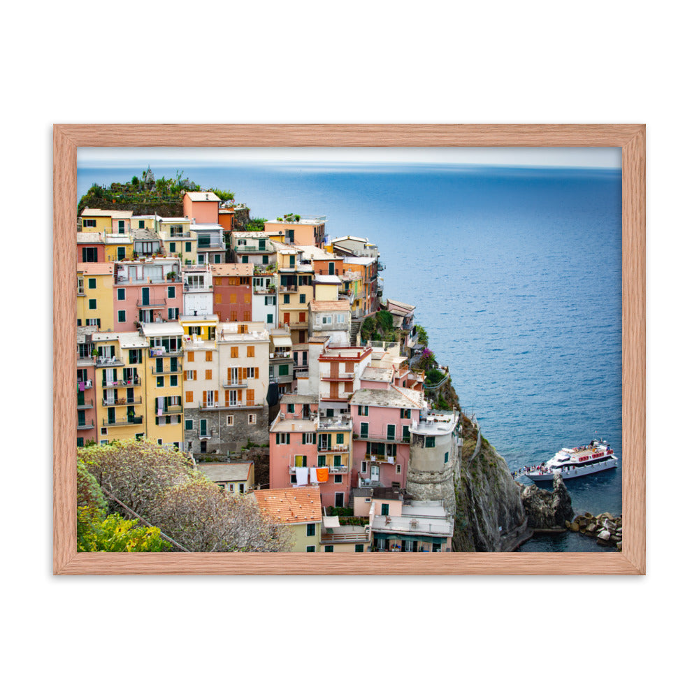 Manarola - Framed photo paper poster