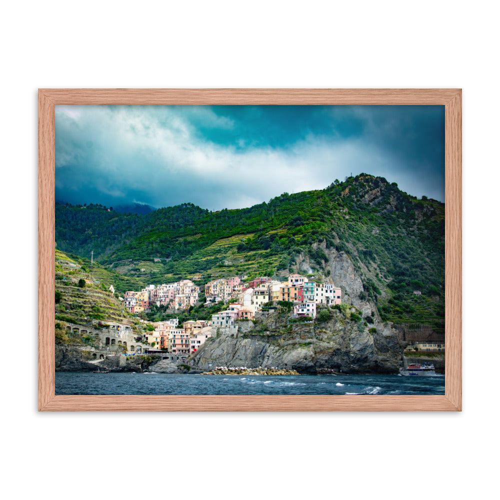 Corniglia - Framed photo paper poster