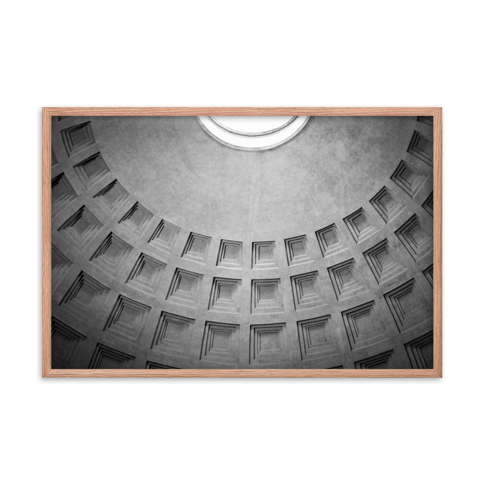 Pantheon - Framed photo paper poster