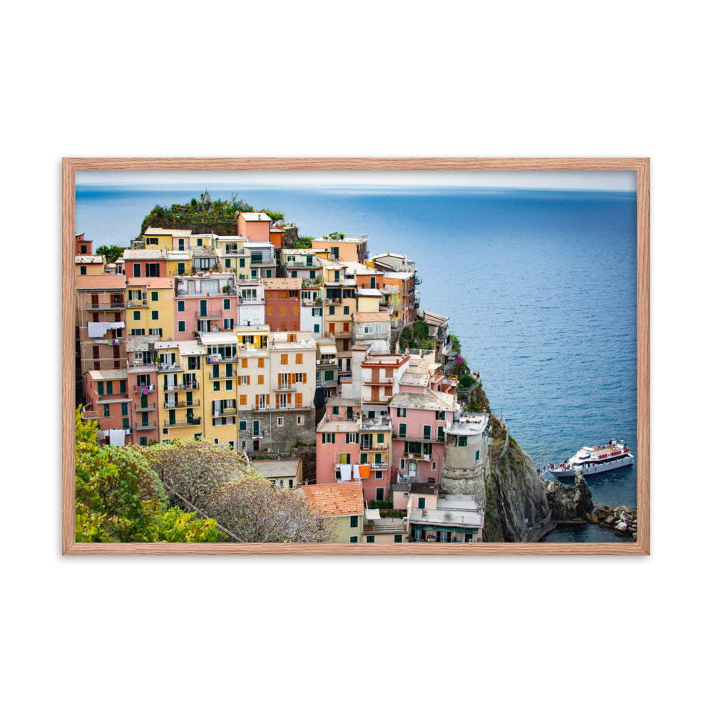 Manarola - Framed photo paper poster