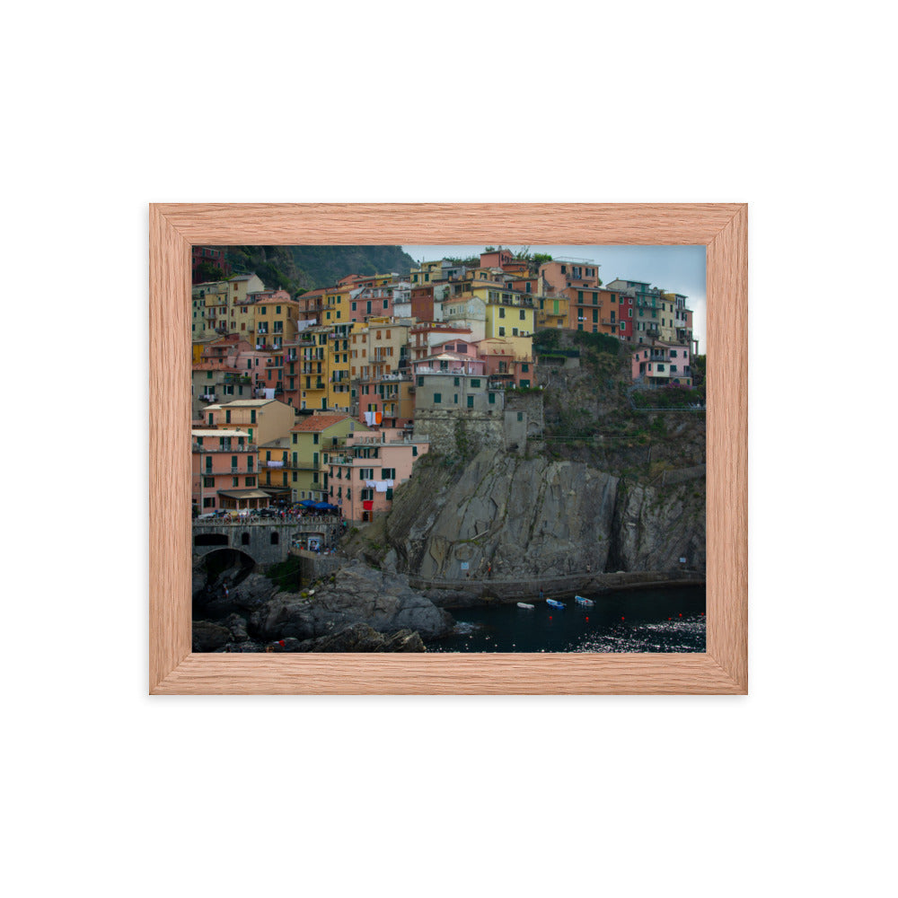 Manarola - Framed photo paper poster